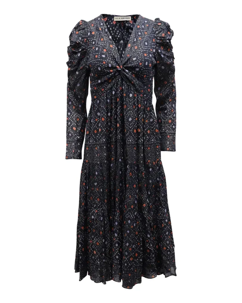 Ulla Johnson Miya Kleid mit verdrehtem Design - Blau Blau