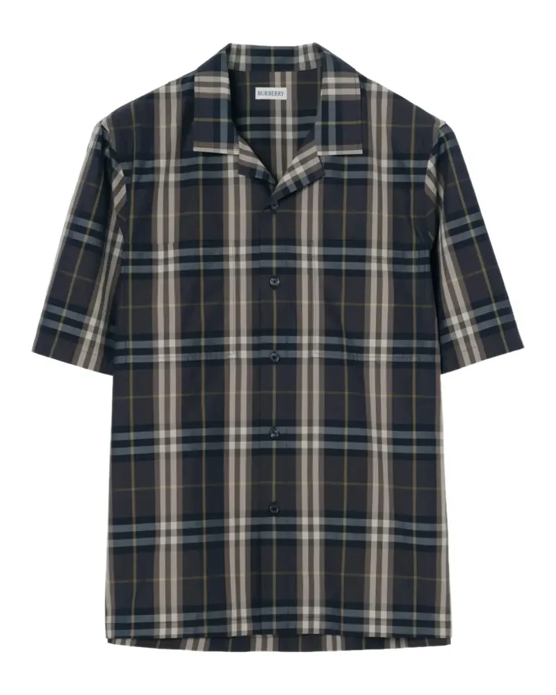 Burberry Hemd mit Check - Blau Blau