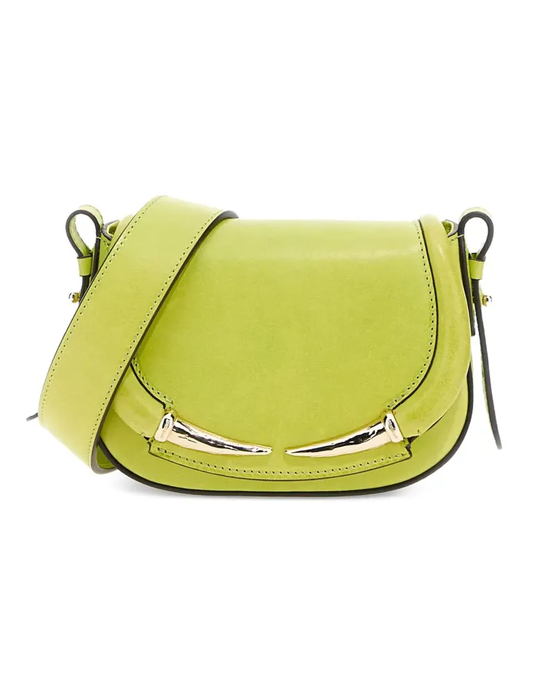 Roberto Cavalli Schultertasche aus Leder - Grün Grün