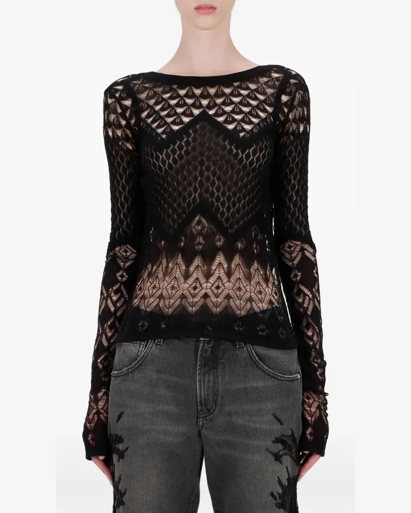 Blumarine black sweater - Schwarz Schwarz