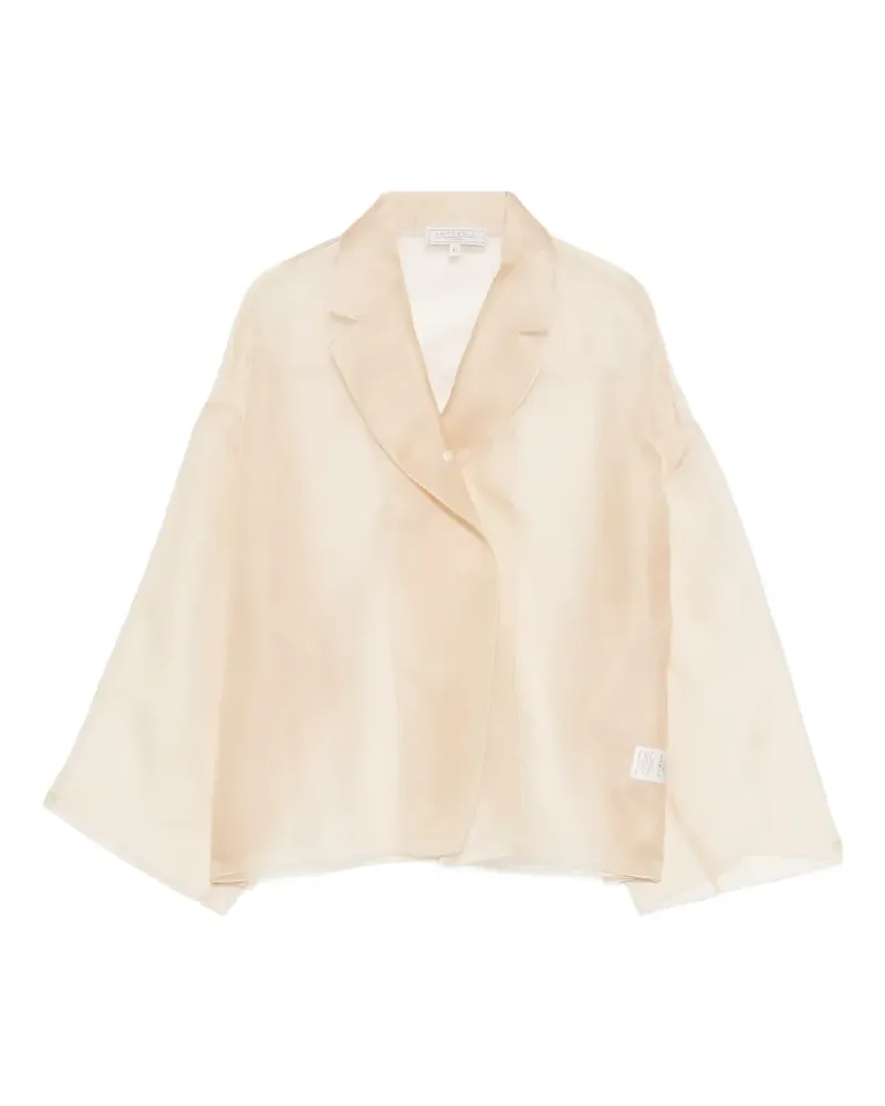 Antonelli Firenze collared jacket - Nude Nude
