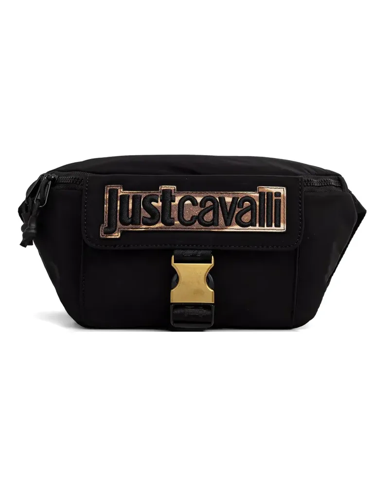 Just Cavalli logo-buckle belt bag - Schwarz Schwarz