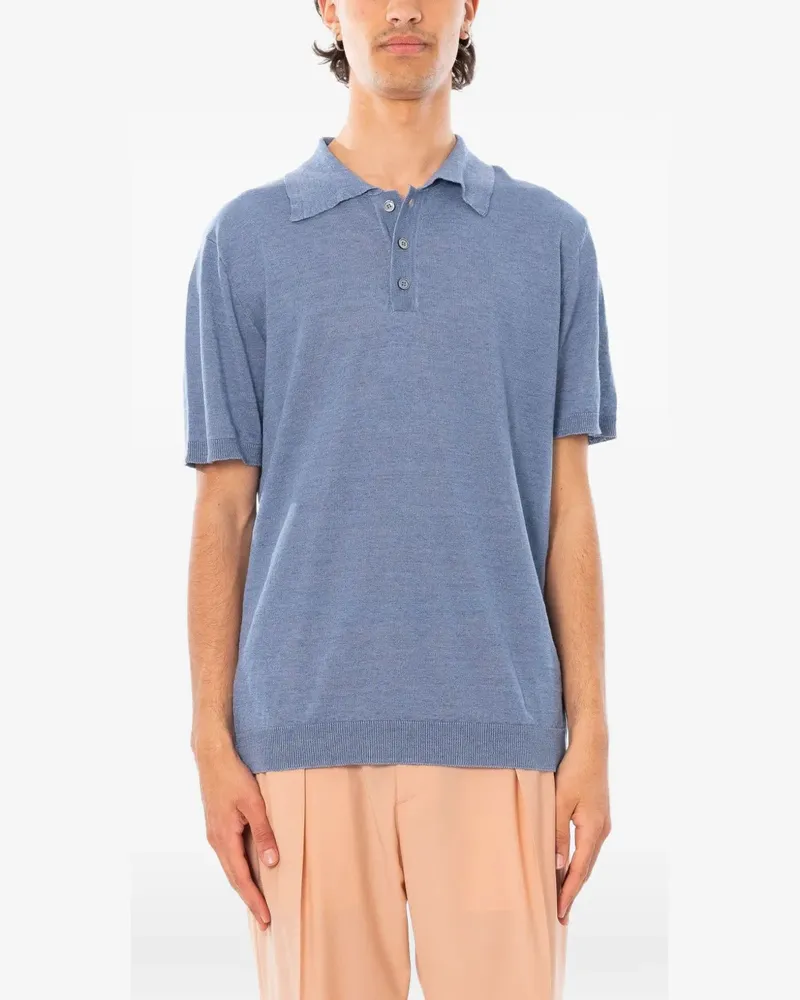 Daniele Fiesoli Kurzärmeliges Poloshirt - Blau Blau