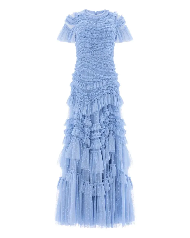 Needle & Thread Wild Rose Abendkleid - Blau Blau