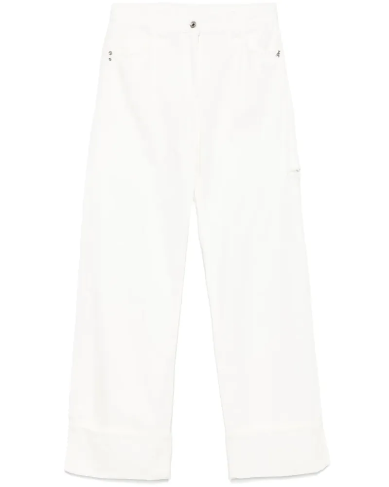 Patrizia Pepe Tief sitzende Jeans - Weiß Weiß