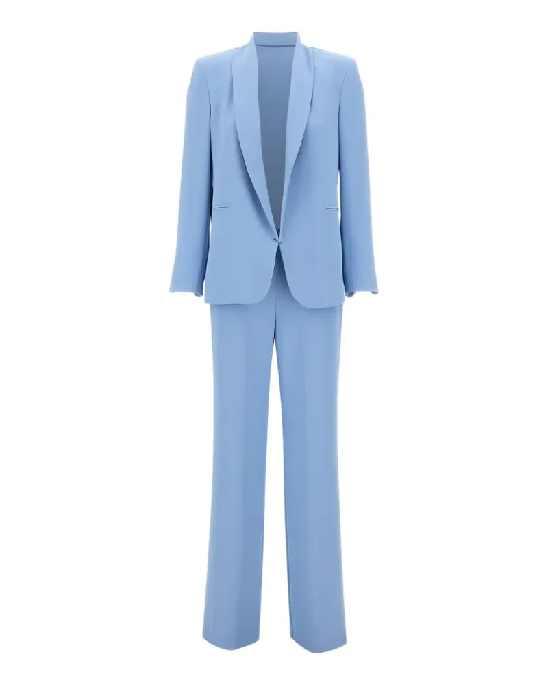 Kaos Anzug mit Revers - Blau Blau