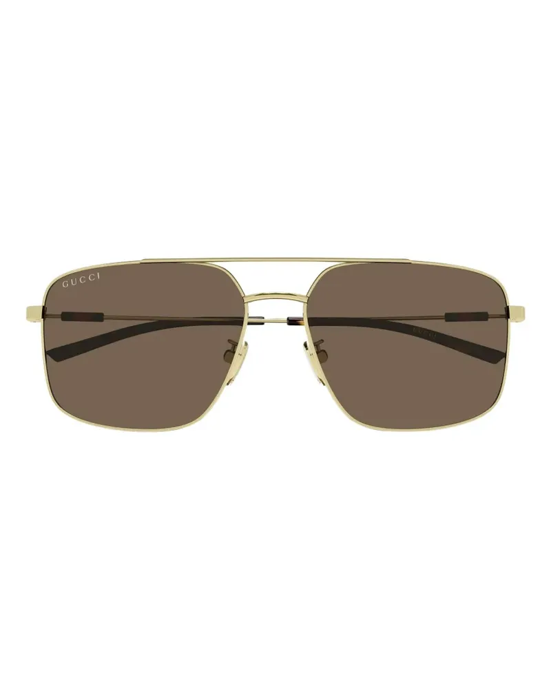 Gucci pilot-frame sunglasses - Gold Gold