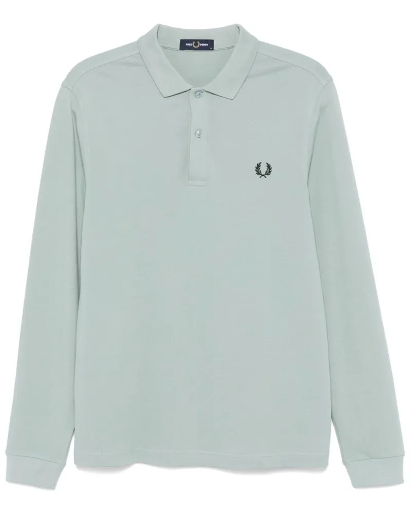 Fred Perry Poloshirt mit Logo-Stickerei - Blau Blau