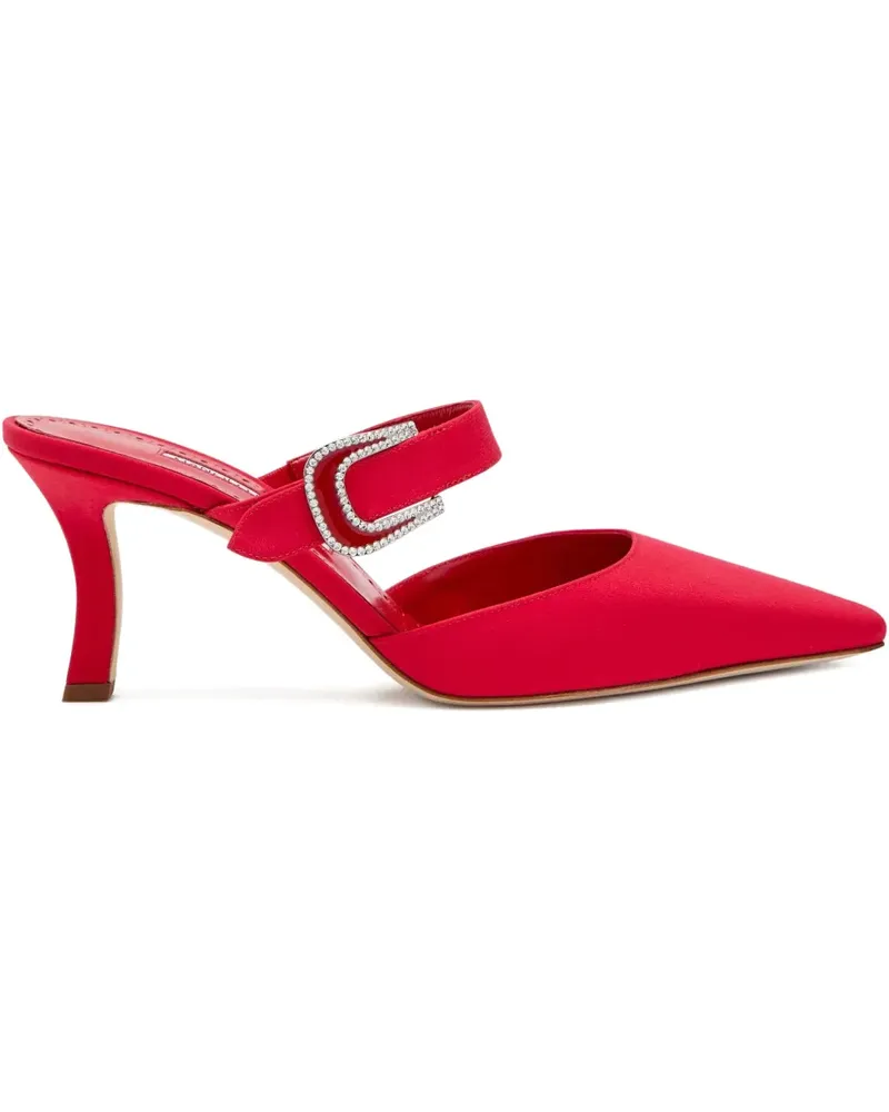Manolo Blahnik Jabita Mules 70mm - Rot Rot
