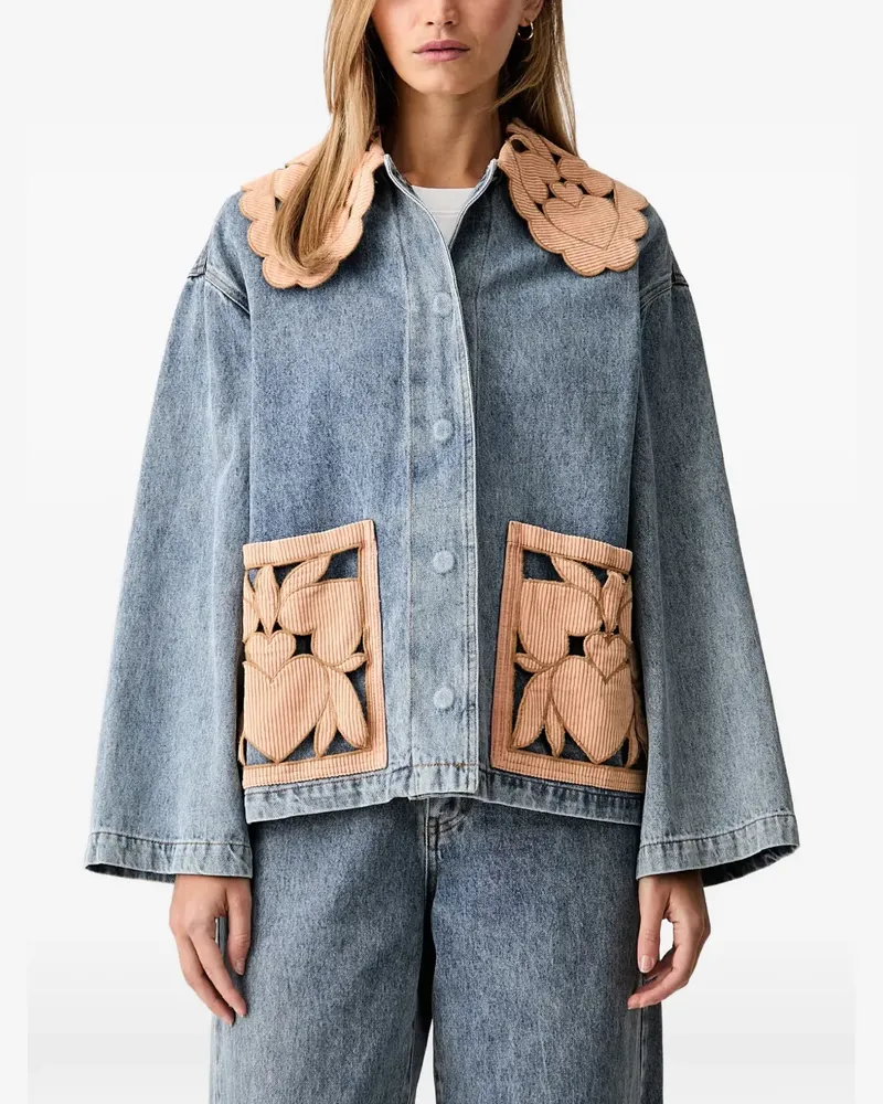 FARM Rio Richelieu Jeansjacke - Blau Blau