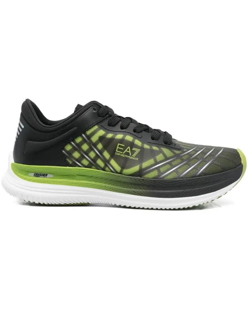 EA7 ea7 patterned trainers - Schwarz Schwarz