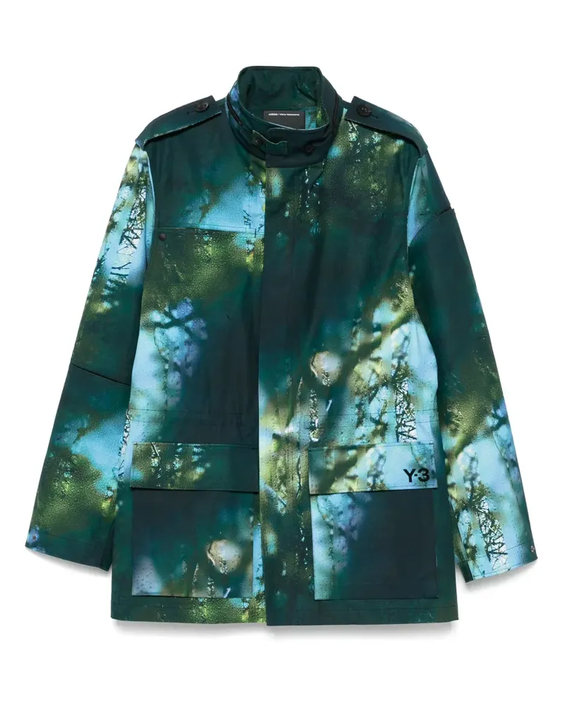 Y-3 AOP Jacke - Blau Blau