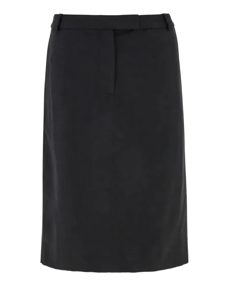 Ferragamo Knielanger Rock - Schwarz Schwarz