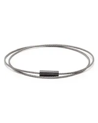 Le Gramme Wickelarmband im Kabeldesign 11g Silber