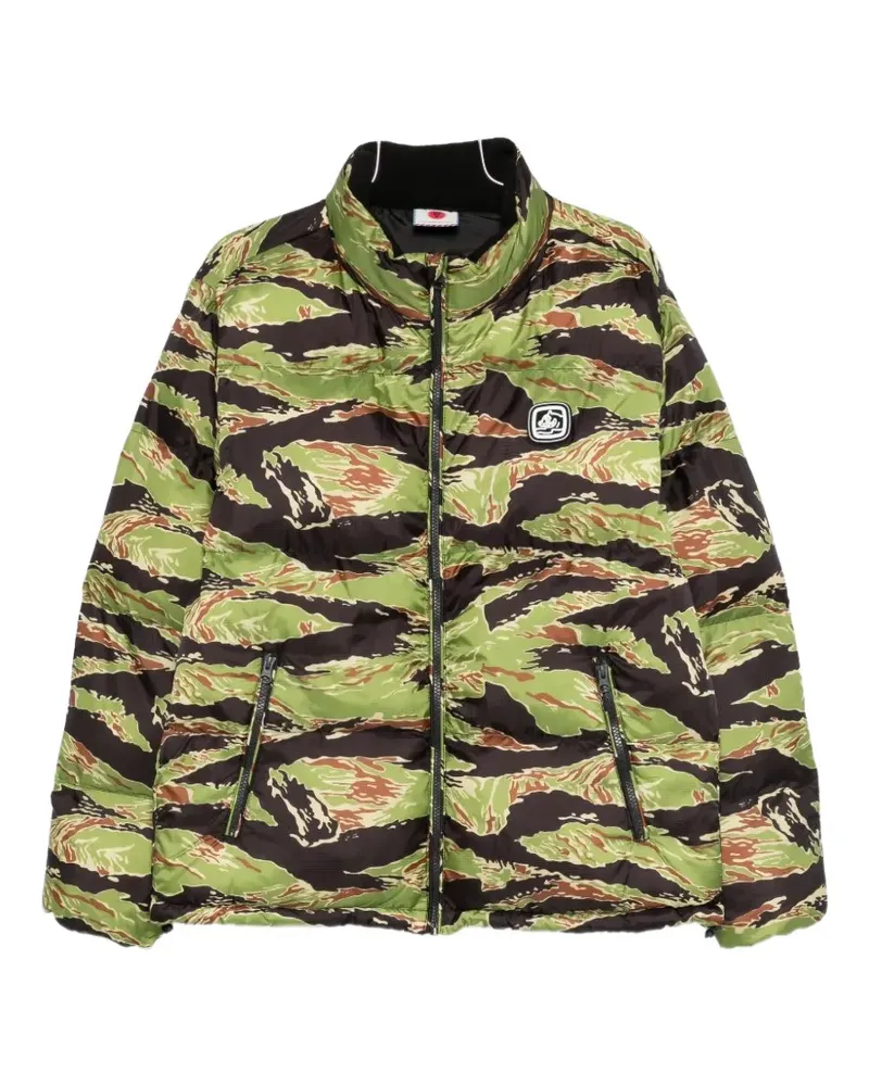 Billionaire Boys Club Gefütterte Jacke mit Camouflage-Print - Grün Grün