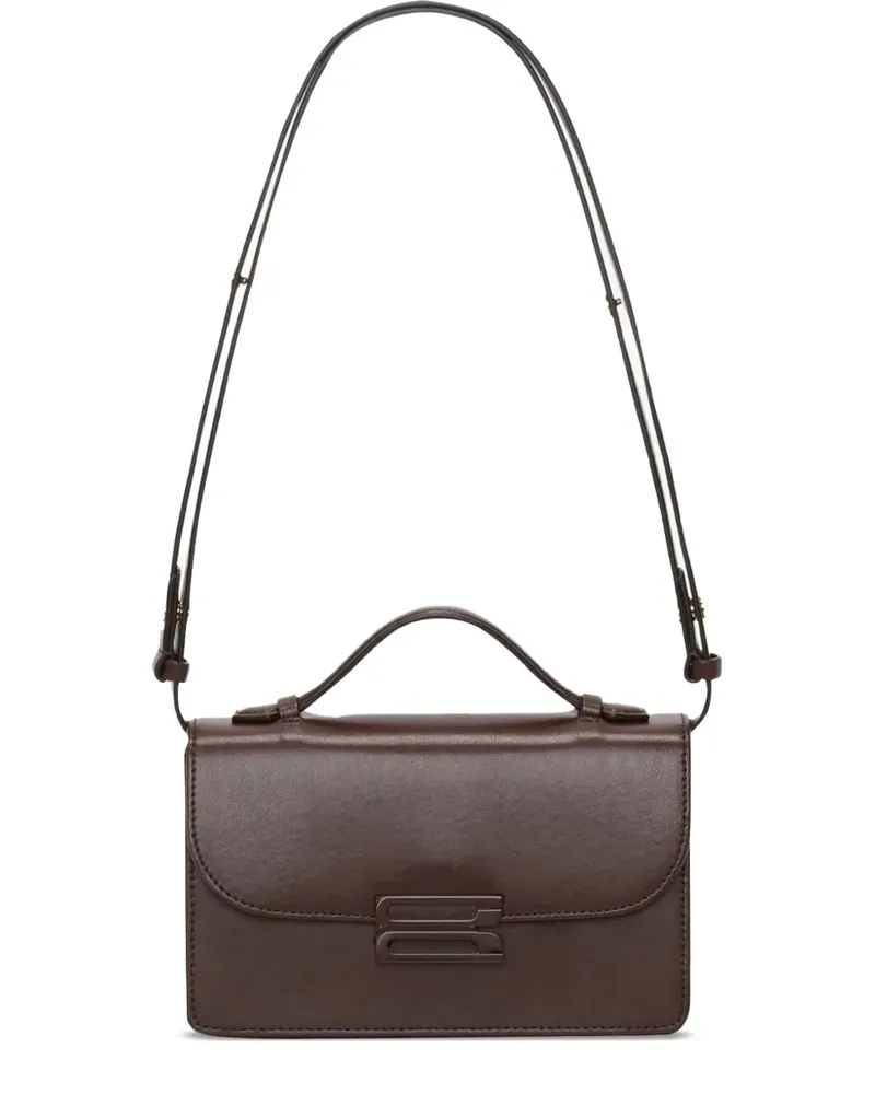 Victoria Beckham Mini Dorian Schultertasche - Braun Braun