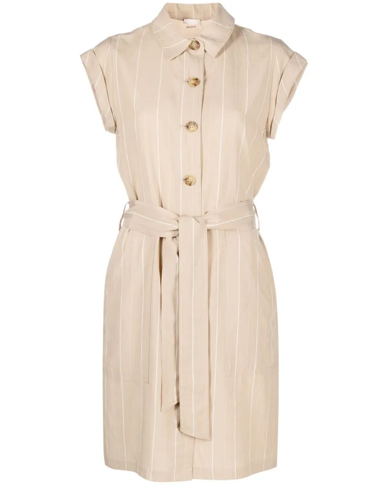 Liu Jo Hemdkleid mit Taillengürtel - Nude Nude