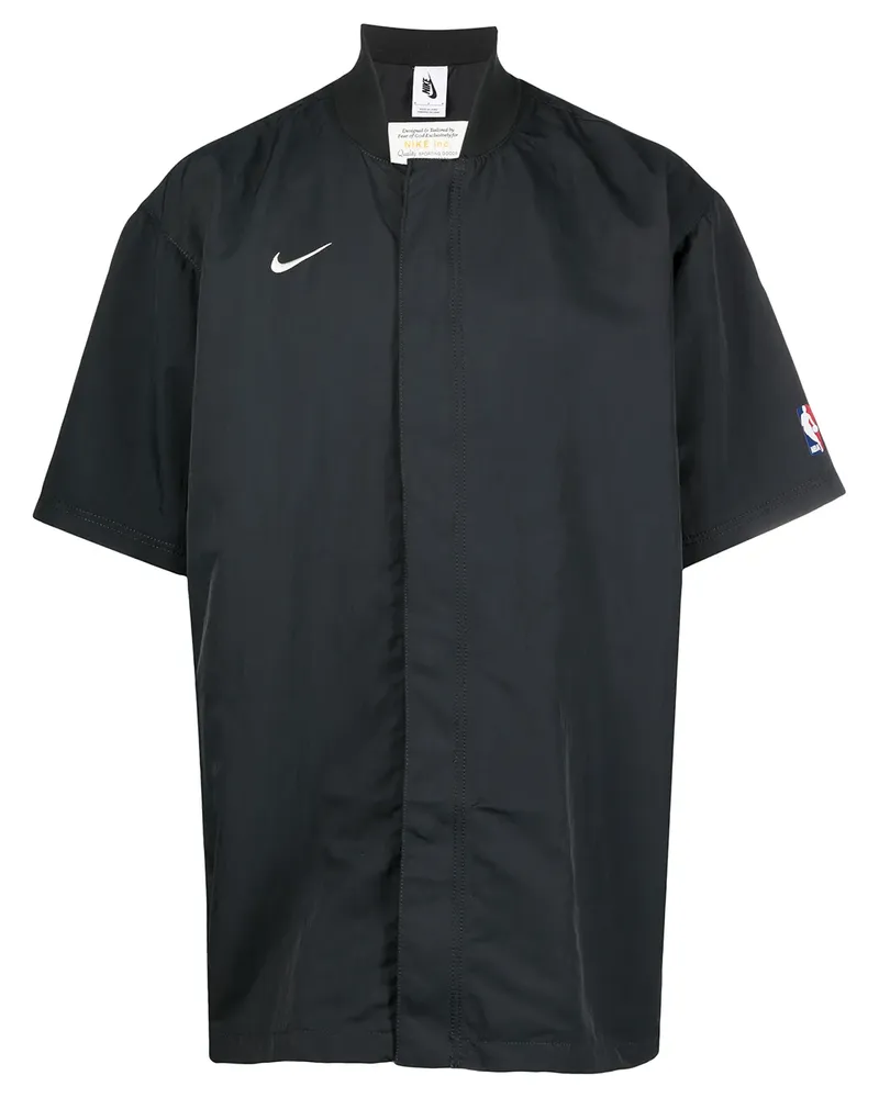 Nike x Fear of God kurzärmeliges Hemd - Schwarz Schwarz