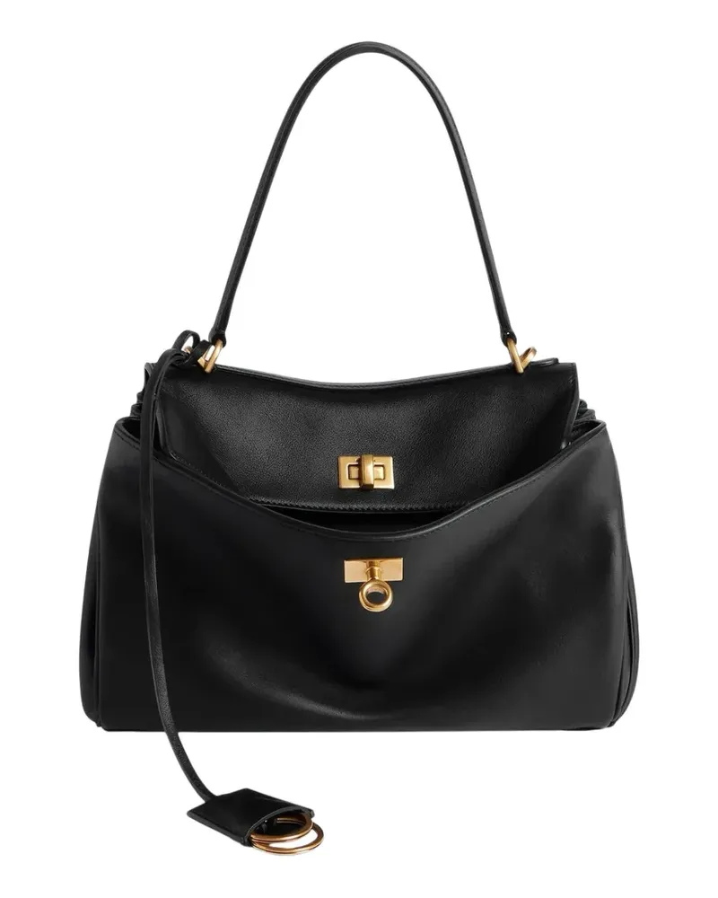 Balenciaga small Rodeo top-handle tote bag - Schwarz Schwarz