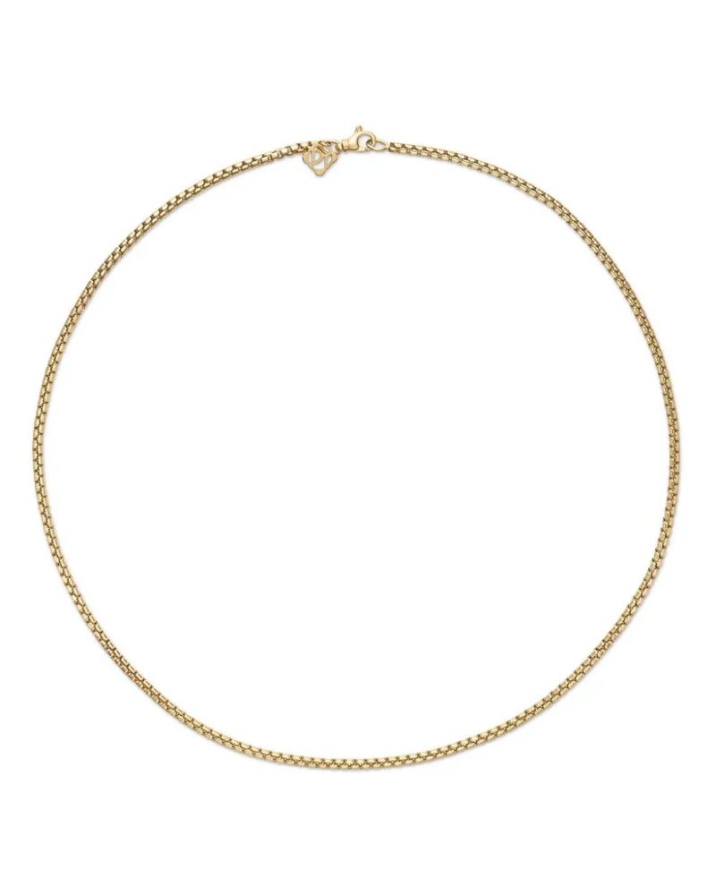 David Yurman 18kt Box Chain Gelbgoldhalskette 2,7mm Gold