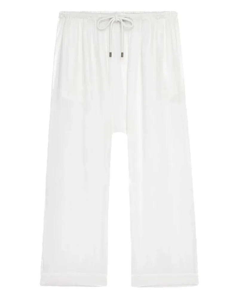 The Great Reef drawstring trousers - Weiß Weiß