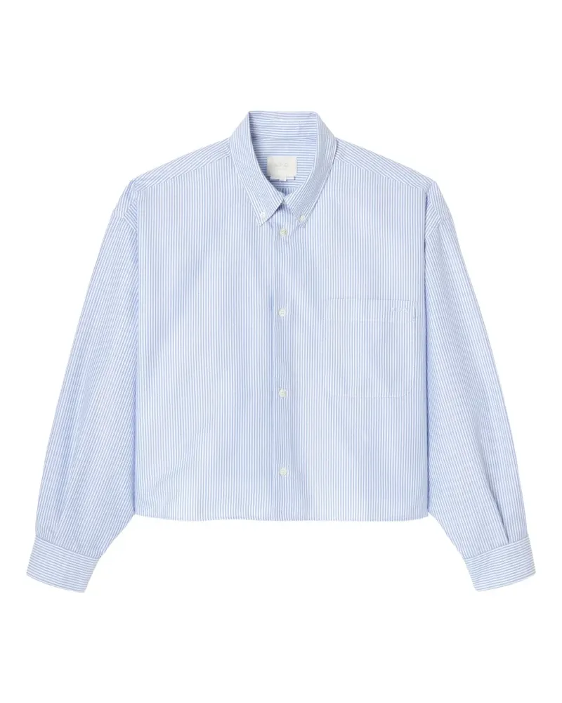 A.P.C. Sophia Button-down-Hemd - Blau Blau