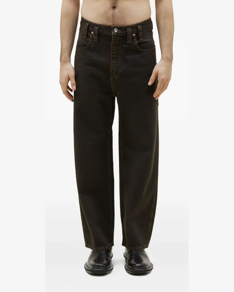 Eckhaus Latta Five-Pocket-Jeans - Schwarz Schwarz