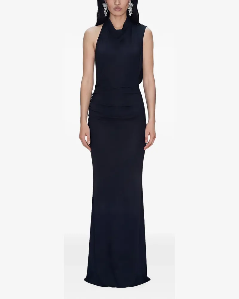 Atoir ruched cowl-neck dress - Schwarz Schwarz