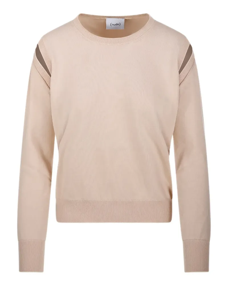 NUDE Pullover mit Streifendetail Nude