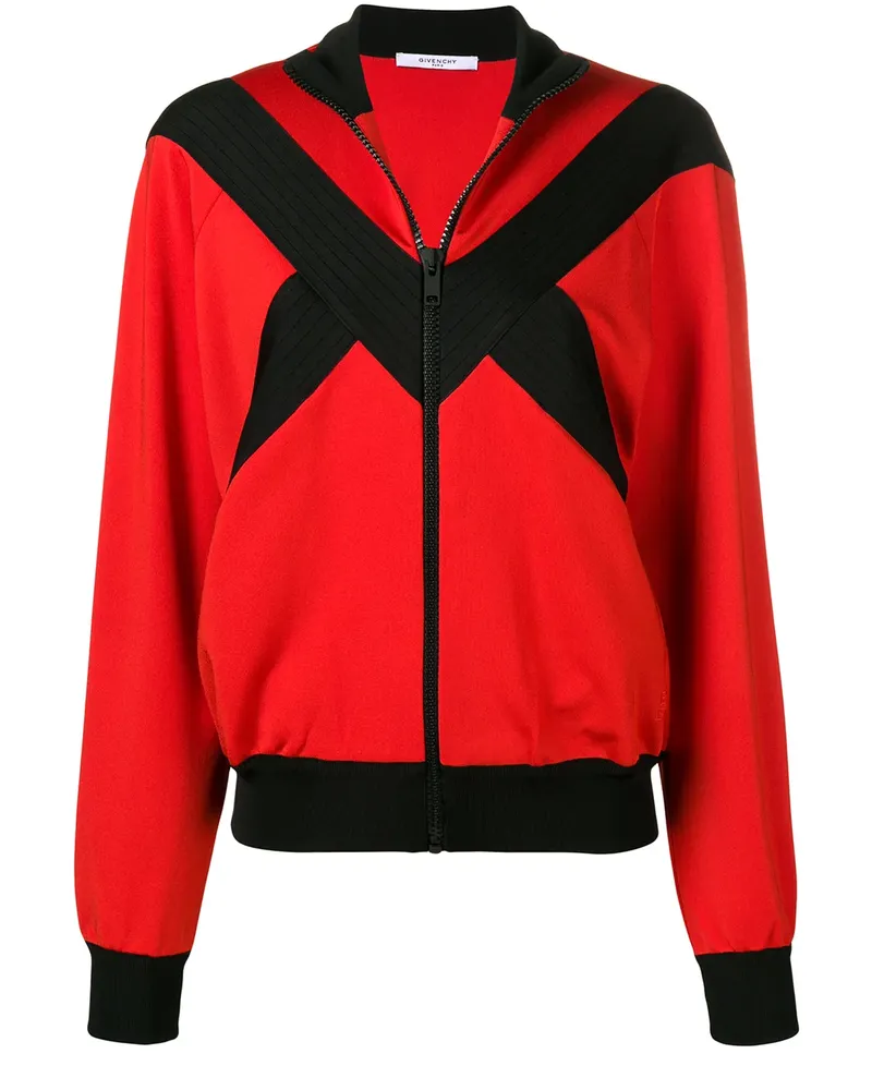 Givenchy Jacke mit Kontrasteinsätzen - Rot Rot