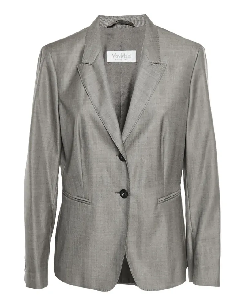 Max Mara single-breasted tailored blazer - Grau Grau