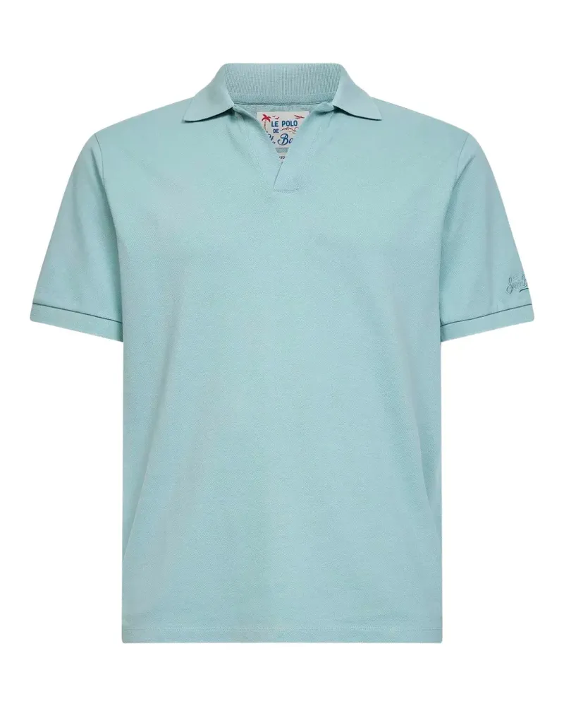 MC2 Saint Barth Charles embroidered T-shirt - Blau Blau