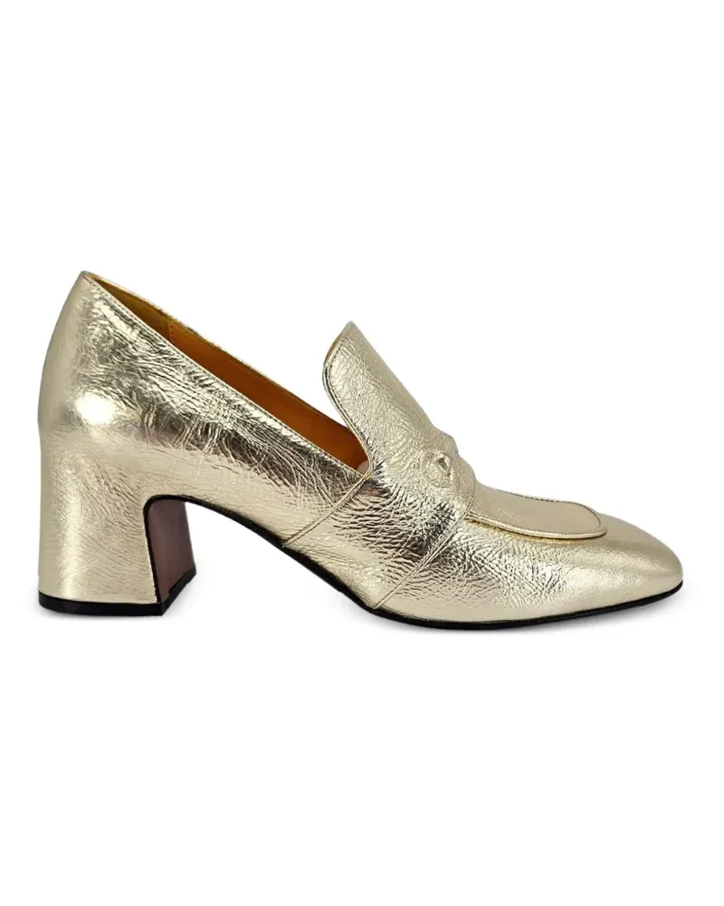 MADISON.MAISON leather loafers - Gold Gold