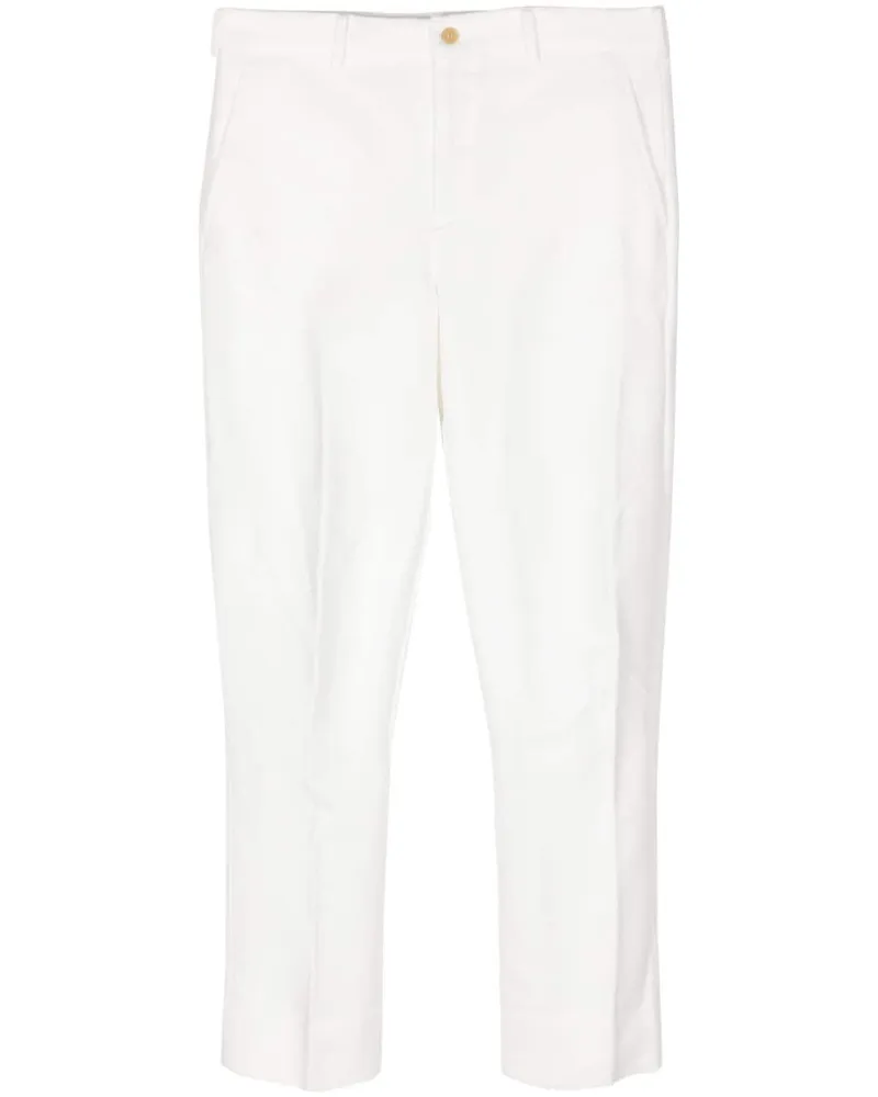 Comme des Garçons Schmale Cropped-Hose - Weiß Weiß