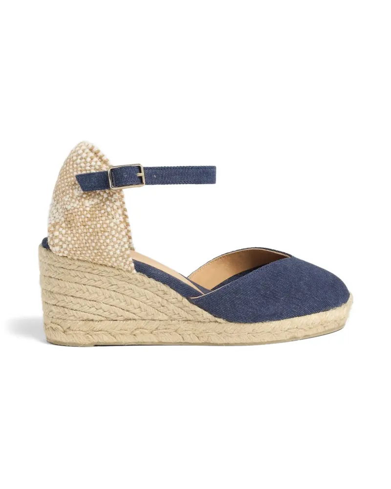 Castañer Chiarita Espadrilles mit Wedge - Blau Blau