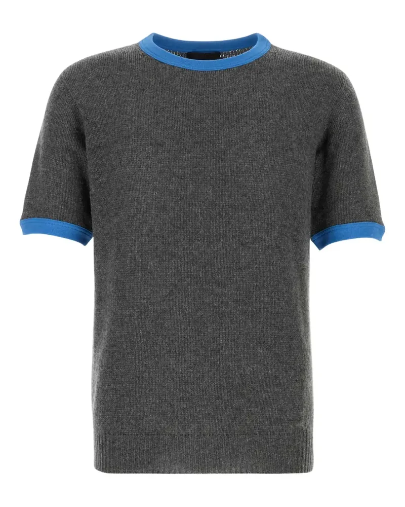 Prada short-sleeve sweater - Grau Grau