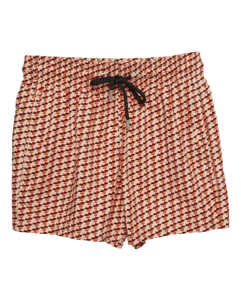 Vilebrequin Moorise Badeshorts mit Print - Rot Rot