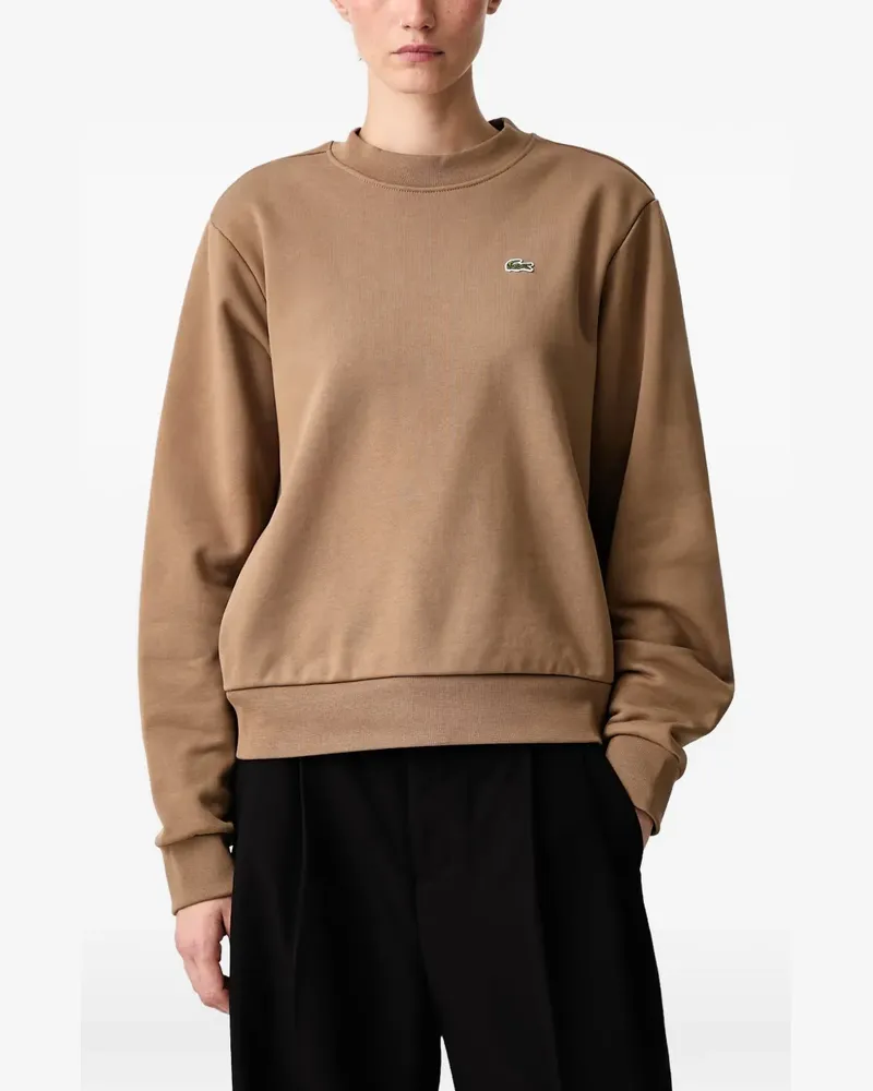Lacoste Sweatshirt mit Logo-Patch - Braun Braun