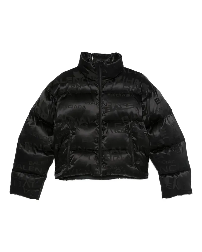 Balenciaga CROPPED PUFFER - Schwarz Schwarz