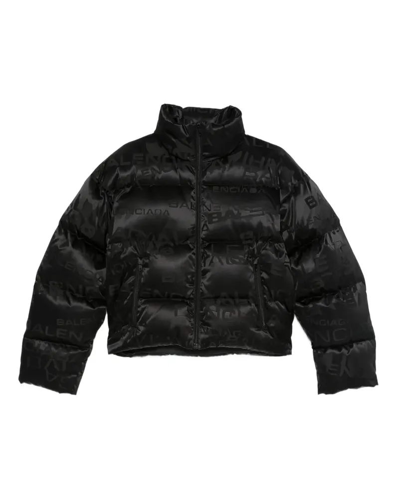 Balenciaga CROPPED PUFFER - Schwarz Schwarz