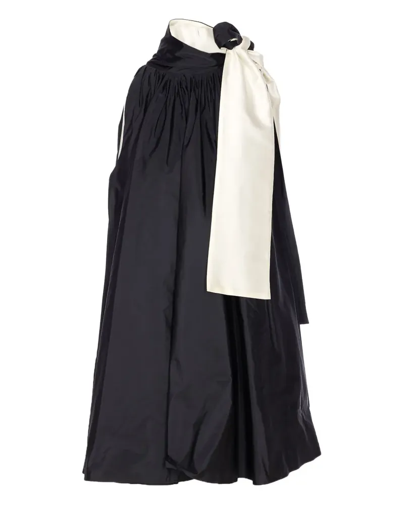 Max Mara Neckholder-Kleid mit Schleife - Schwarz Schwarz