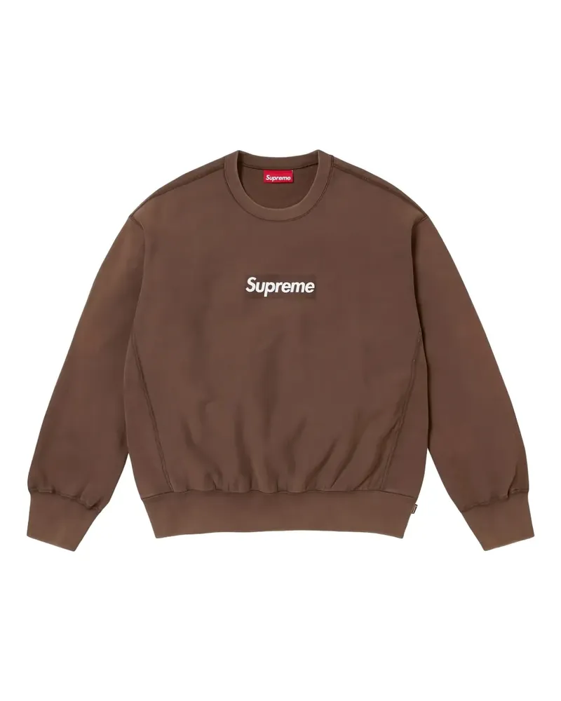Supreme Being Washed Box Crewneck washed finish sweatshirts - Braun Braun