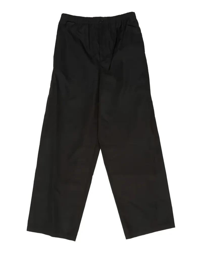 Jil Sander elasticated-waistband trousers - Schwarz Schwarz