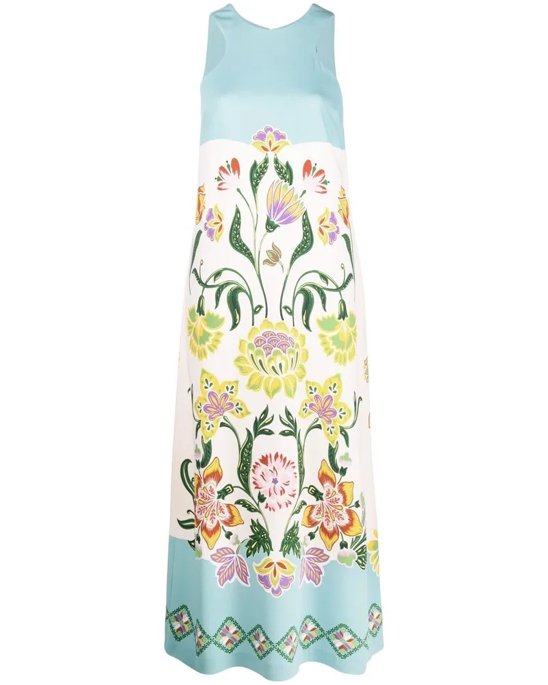 La DoubleJ Racer Maxikleid - Blau Blau