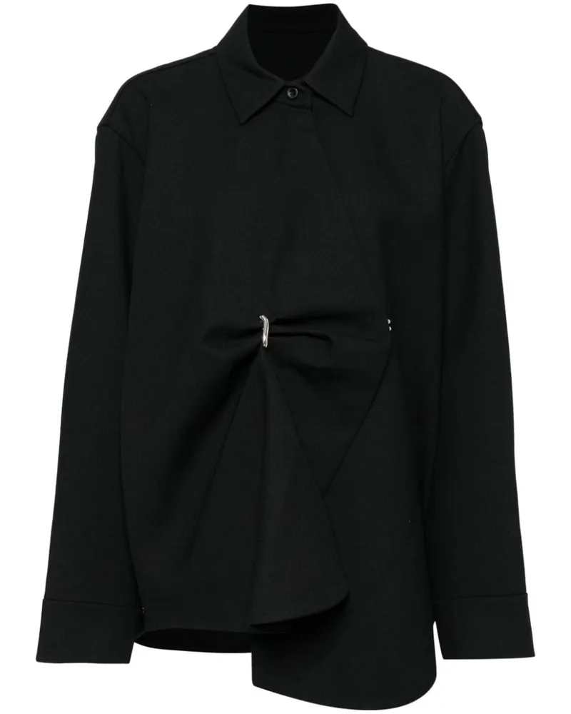 JNBY Oversized-Hemdjacke mit Knöpfen - Schwarz Schwarz