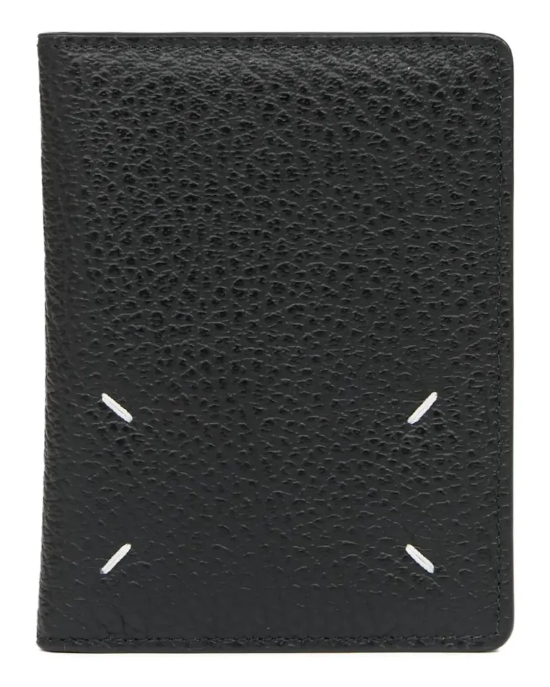 Maison Margiela Kartenetui aus Leder - Schwarz Schwarz