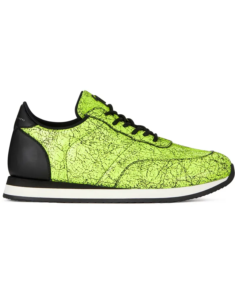 Giuseppe Zanotti Sneakers mit Marmor-Print - Gelb Gelb