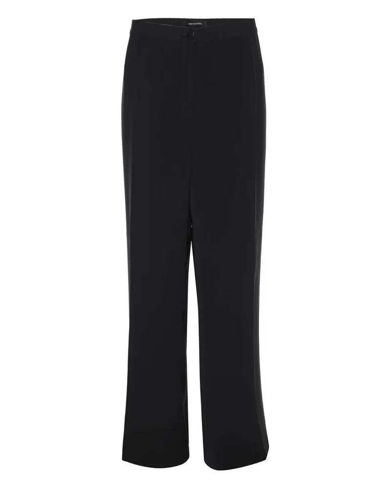 Elena Mirò Hose mit Bügelfalten - Schwarz Schwarz