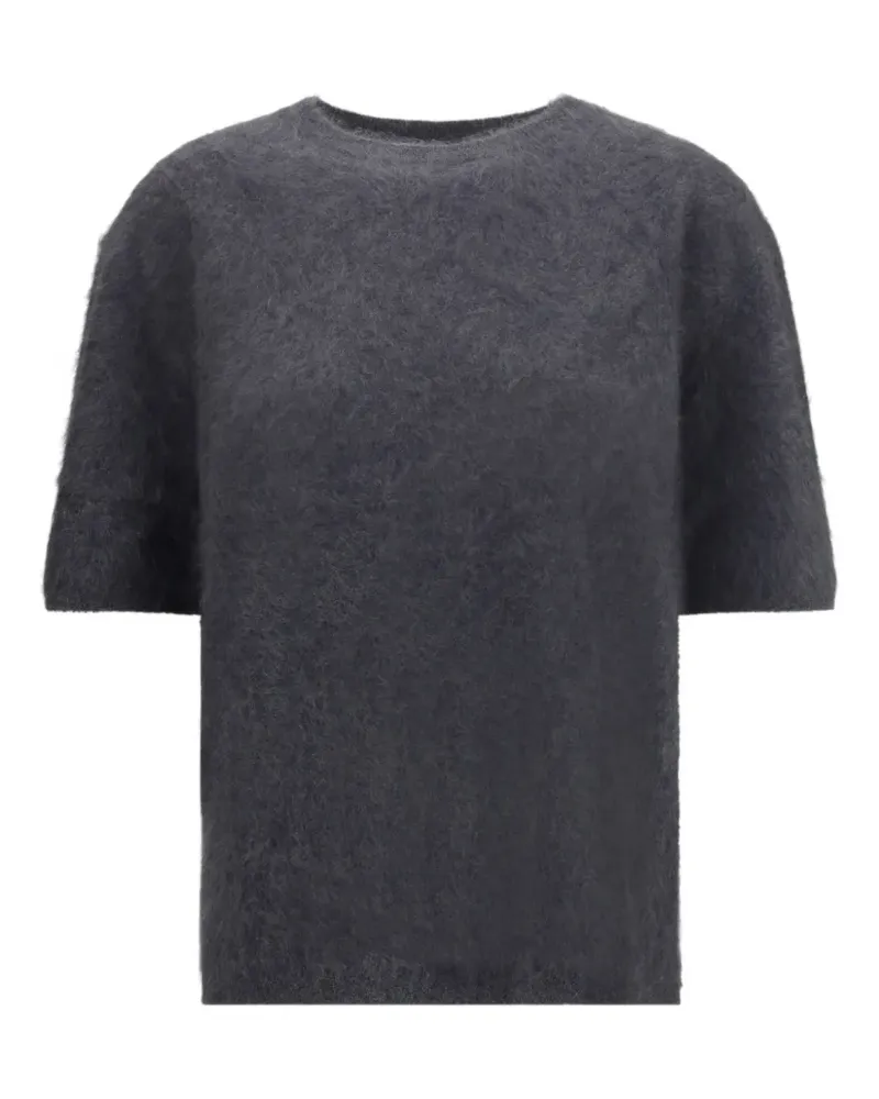 Lisa Yang Kurzärmeliges Maren T-Shirt - Grau Grau