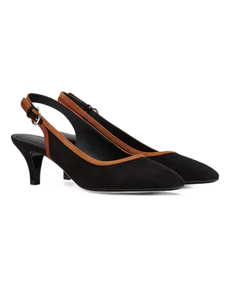 Ferragamo Klassische Slingback-Pumps - Schwarz Schwarz